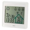 Stacja pogody Hama Action termometr higrometr zegar data - biała