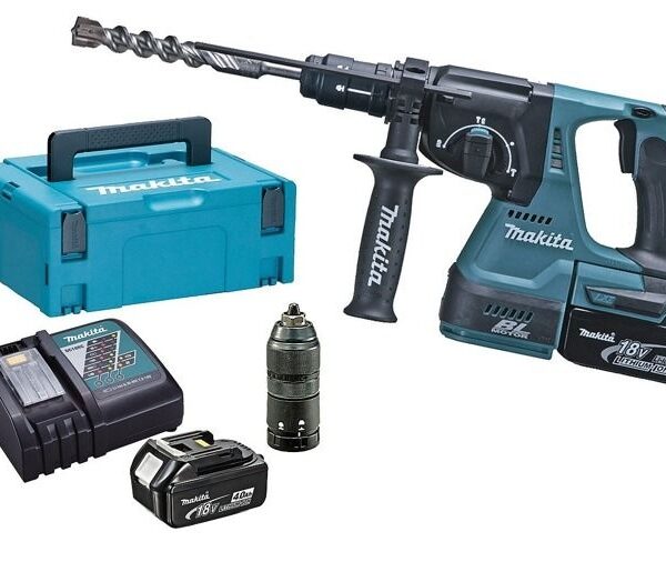 MŁOT UDAROWY OBROTOWY AKUMULATOROWY Z PODKUWANIEM 18V 2*5.AH