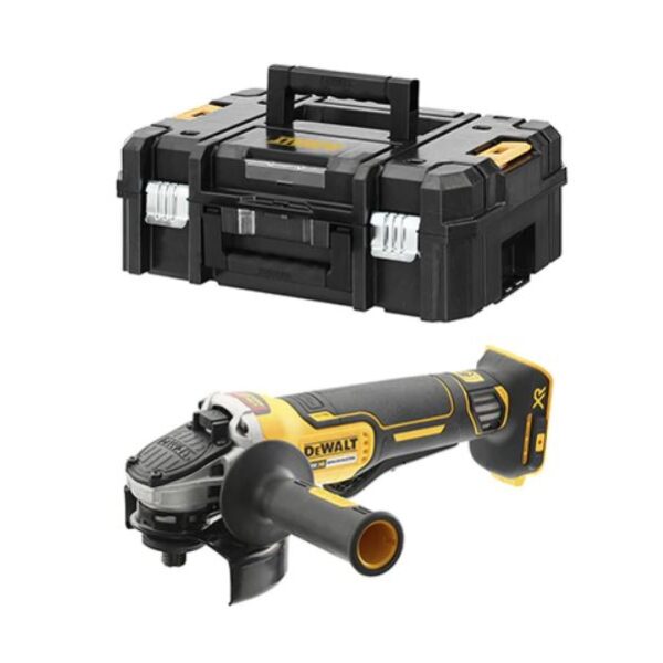 SZLIFIERKA KĄTOWA AKUMULATOROWA 125 MM XR 18V 0*AH T-STAK