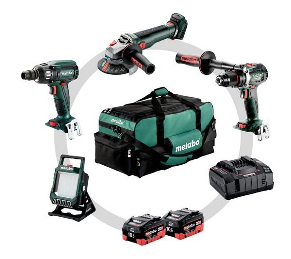 ZESTAW COMBO 18V BS+SSW+WBQ+BSA 2*10.0AH