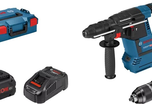 MŁOT UDAROWY OBROTOWY GBH 18V-26 F 2.6J 2*5.5AH L-BOXX