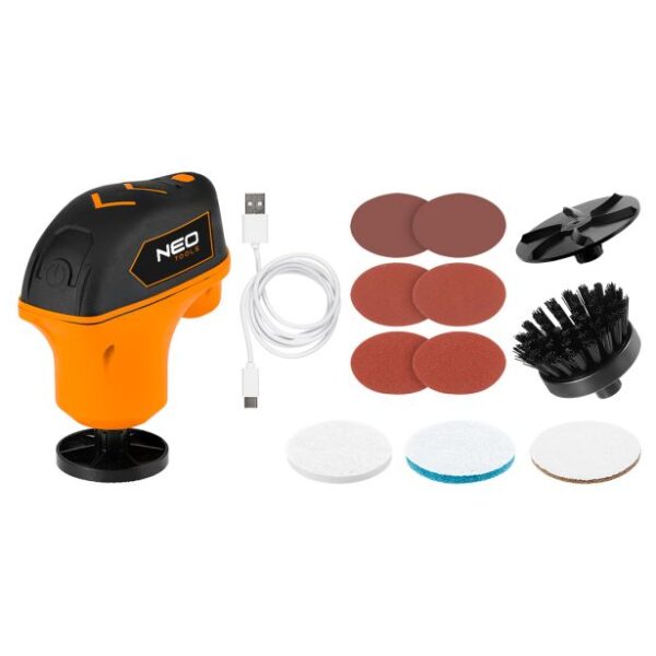 MINI URZĄDZENIE WIELOFUNKCYJNE/POLERKA 4V LI-ION USB-C