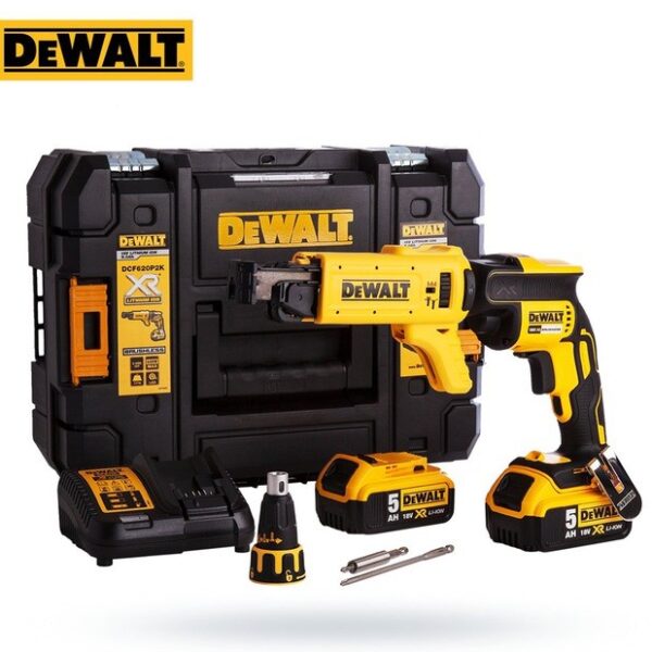 WKRĘTARKA AKUMULATOROWA DO G-K XR 18V 2*5,0AH LI-LON+DCF6201