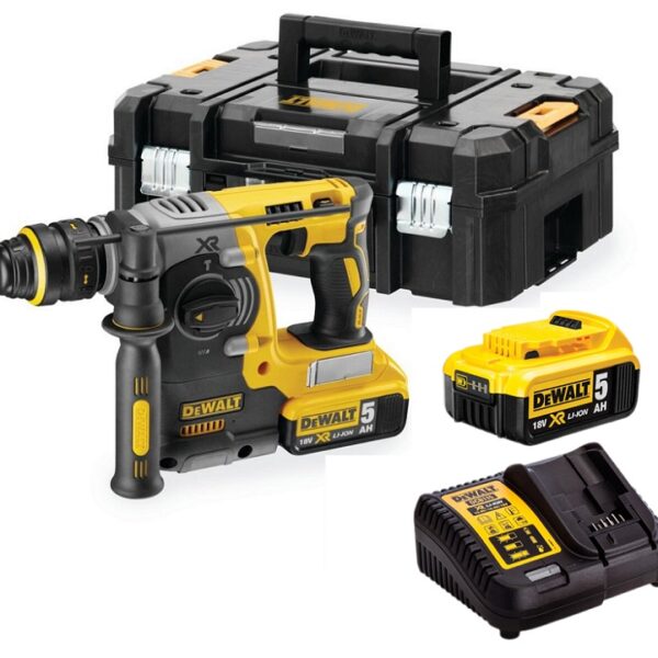 MŁOTOWIERTARKA 18V SDS-PLUS XR BL 2*5.0AH T-STAK