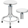 Taboret stołek laboratoryjny warsztatowy ze stali nierdzewnej 45-60 cm do 150 kg